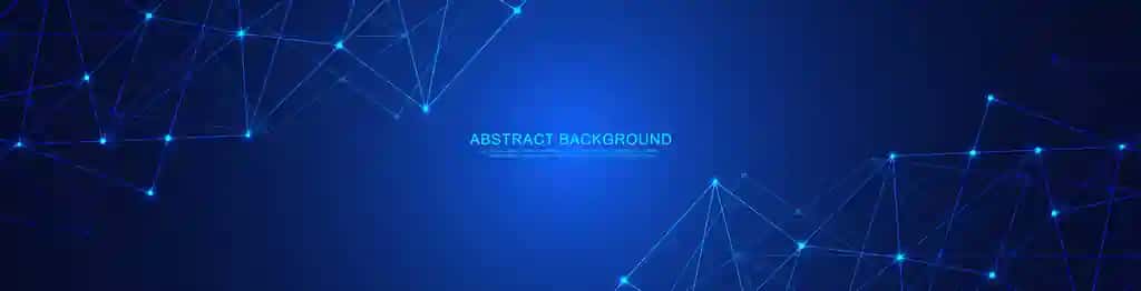 Mavhum geometrik fon bilan veb-sayt sarlavhali banner dizayni | Website header banner design with abstract geometric background