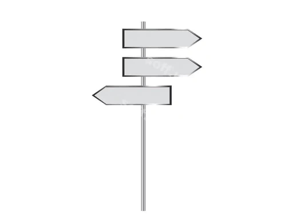 Bo'sh ko'rsatgich 3 | Blank signpost 3