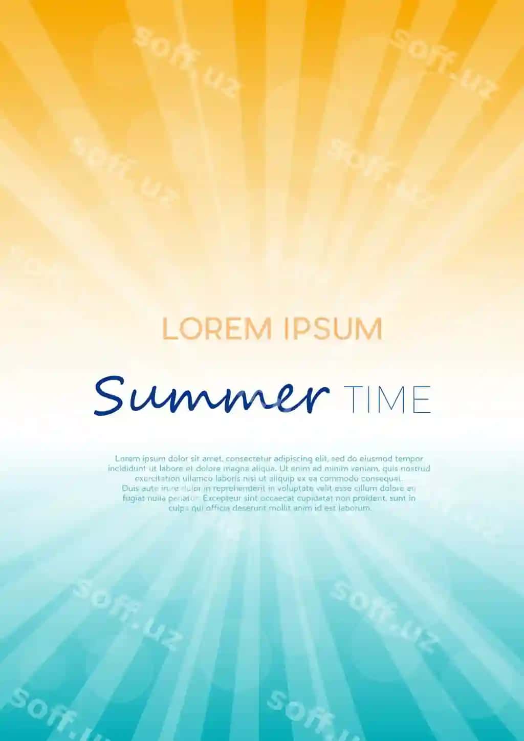 Yoz vaqti orqa fon matn bilan | Summer time background with text