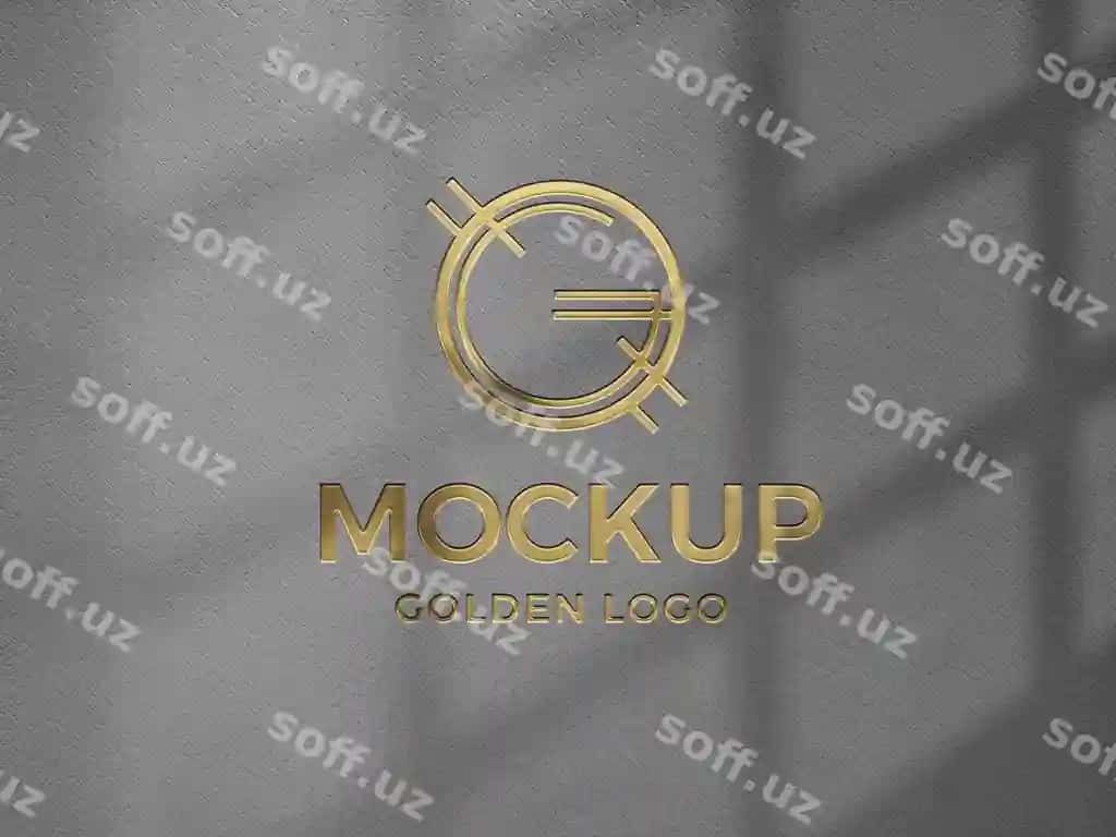Boyvoron oltin logo dizayni | Luxurious golden logo design