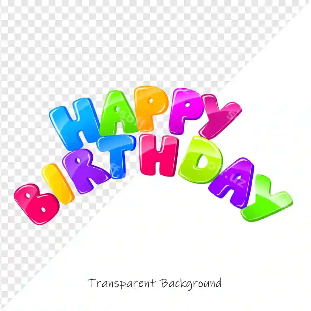 Tug'ilgan kuningiz bilan rangli pufakchali harflar | Happy birthday colorful bubble letters