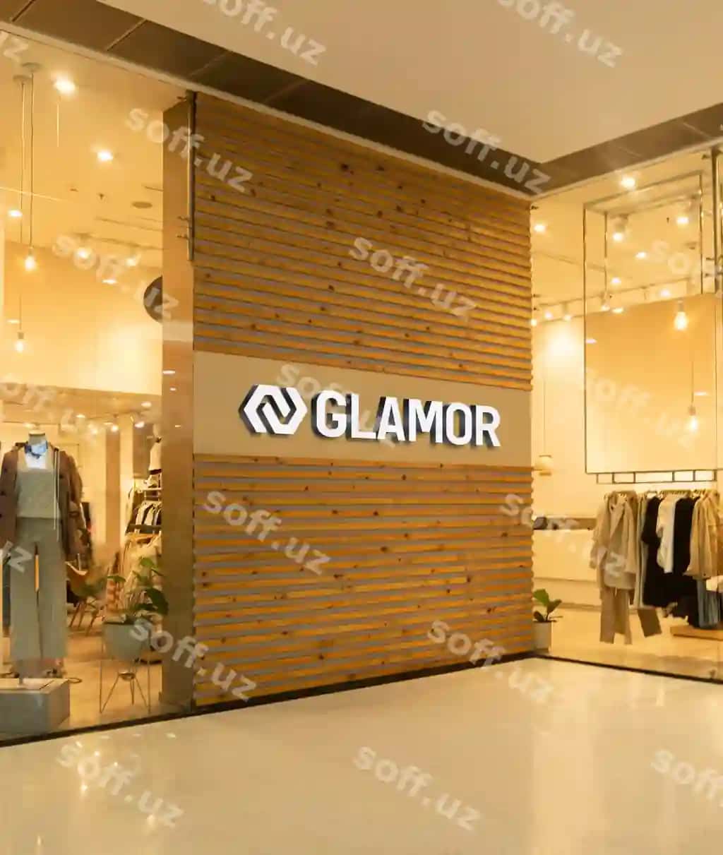 Maxsus logotip mockup 3d fasad belgisi premium psd | Exclusive logo mockup 3d facade sign premium psd