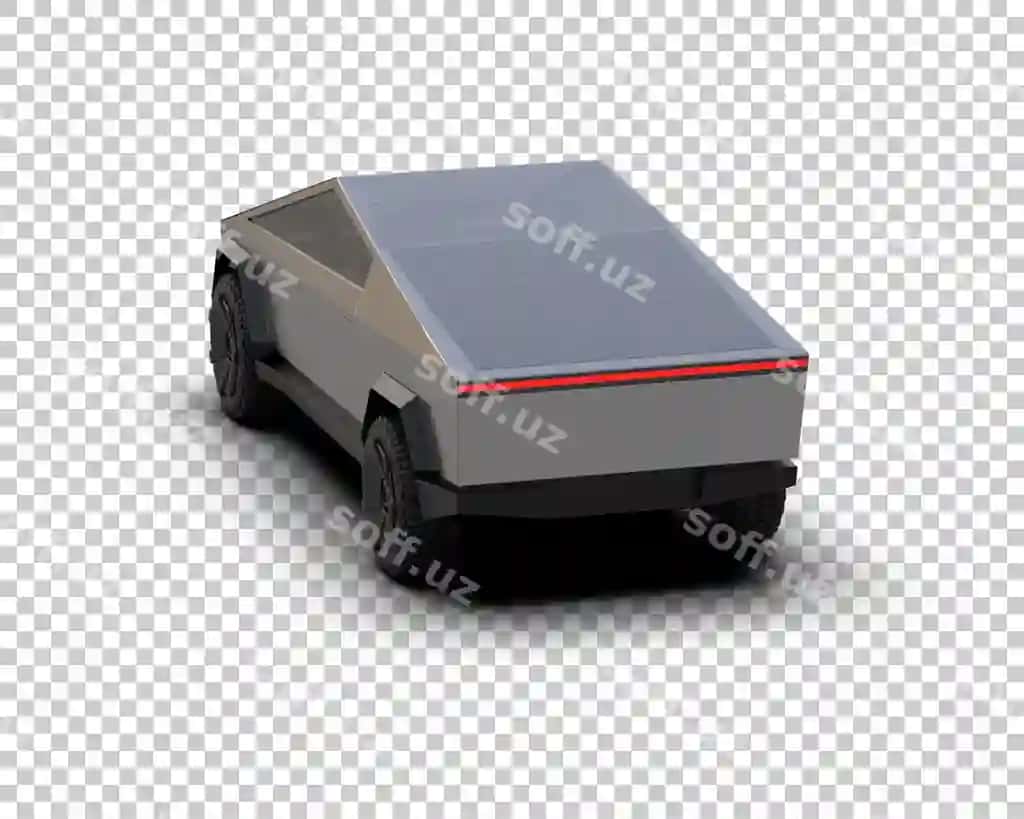 Pikap ajraltirilgan orqa fonda 3D render illustratsiyasi | Pickup truck isolated background 3d rendering illustration