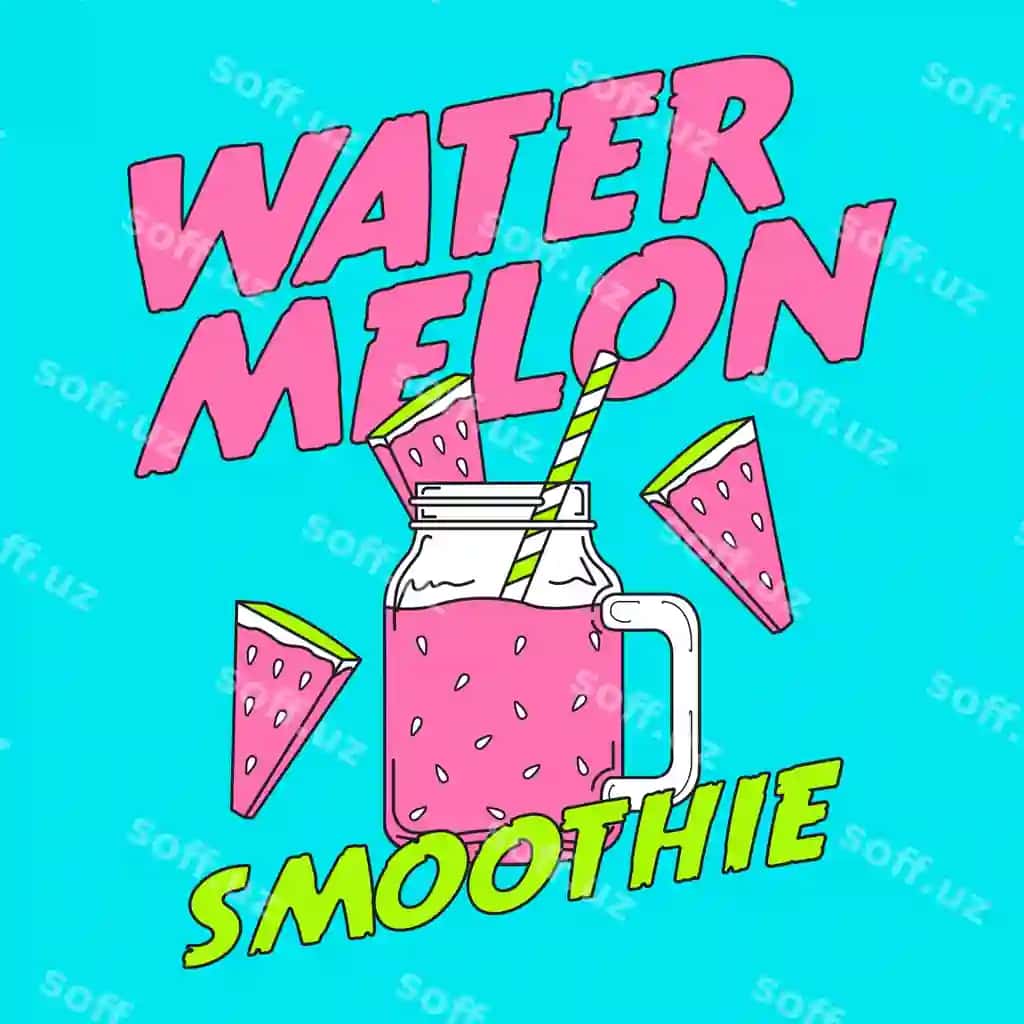 Tarvuz smuzi bankasi | Watermelon smoothie jar