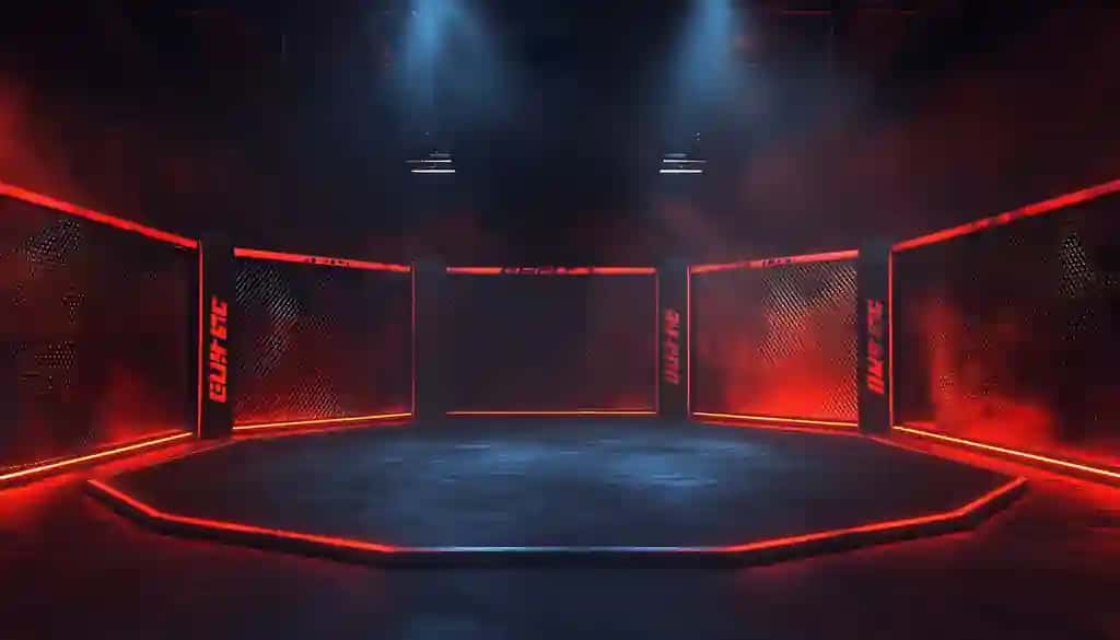 O'rtada qizil chiroq qizil chiroqli sahna | Stage with red light red light middle