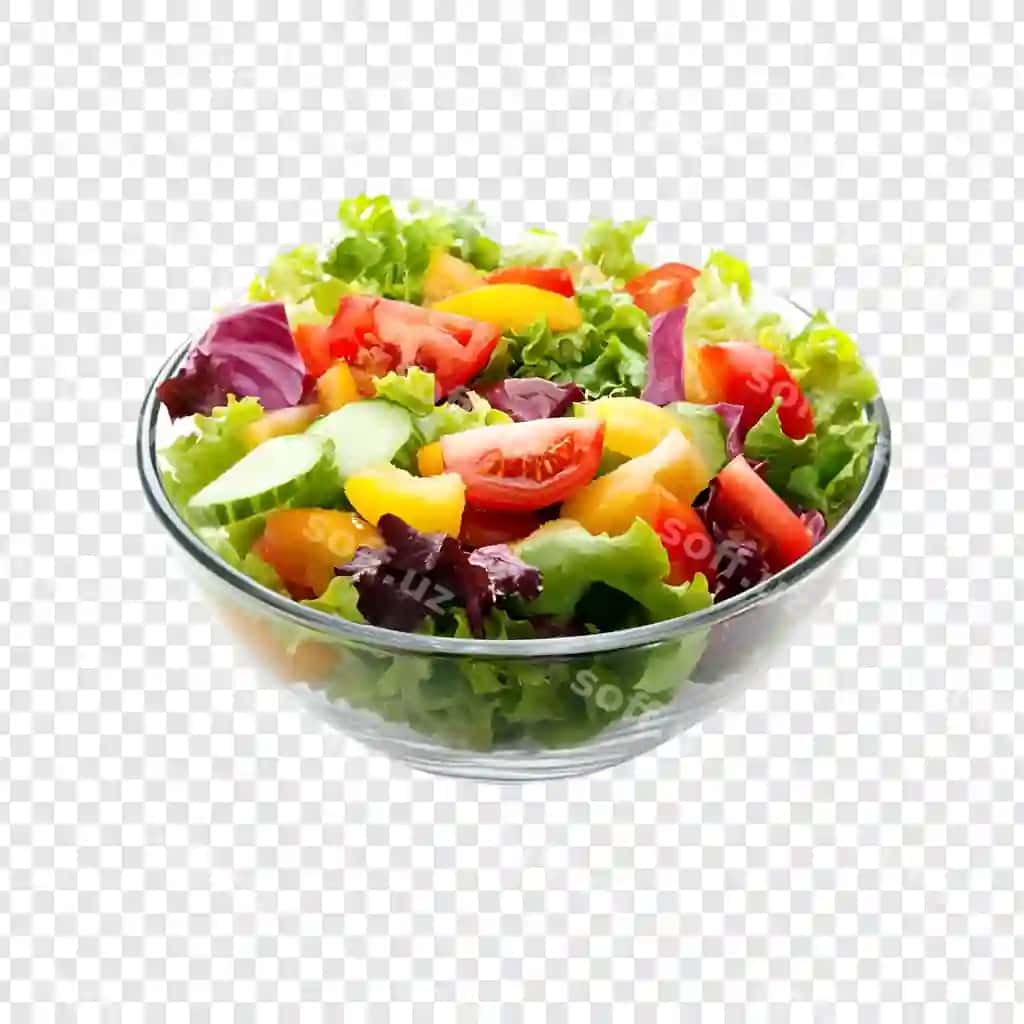 Qizil pomidor ziravorlari bilan yangi yashil salat | Fresh green salad with red tomatoes spice