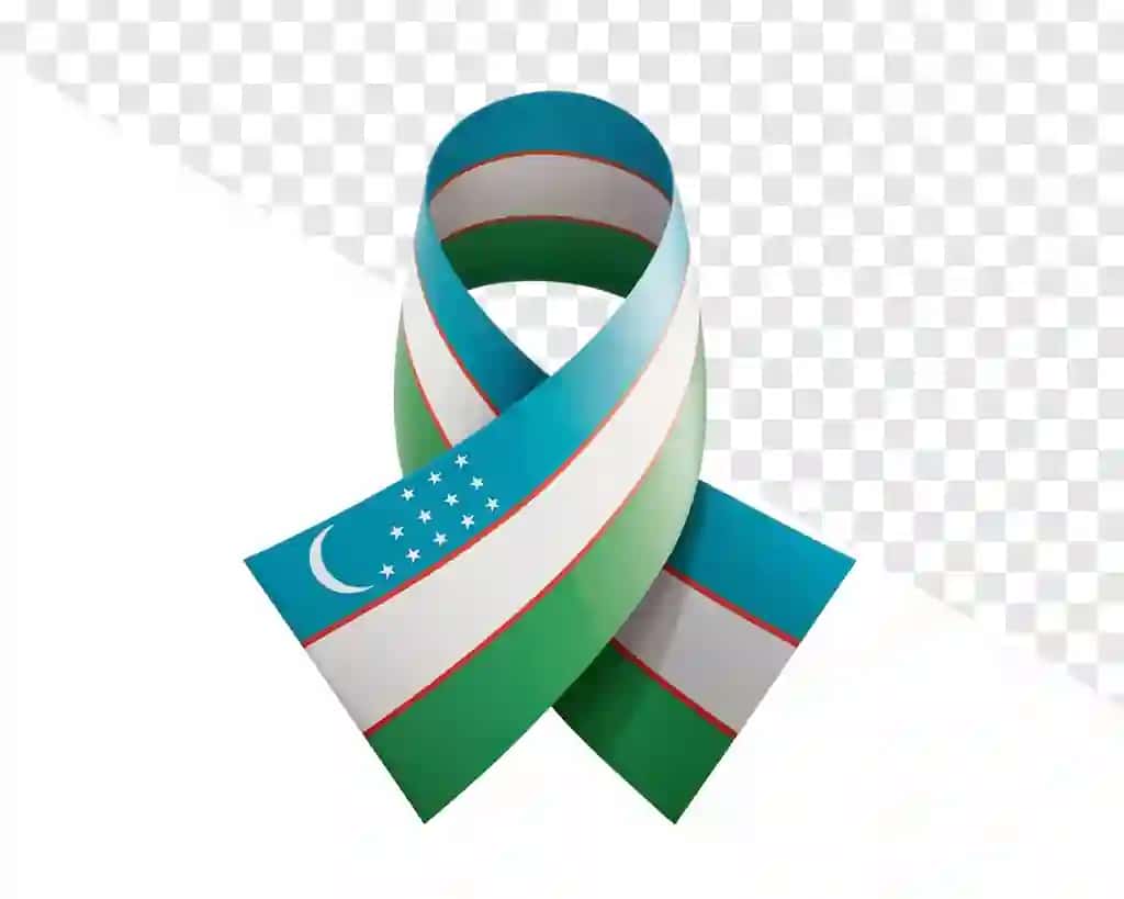 O'zbekiston bayrog'i lentasi | Uzbekistan flag ribbon
