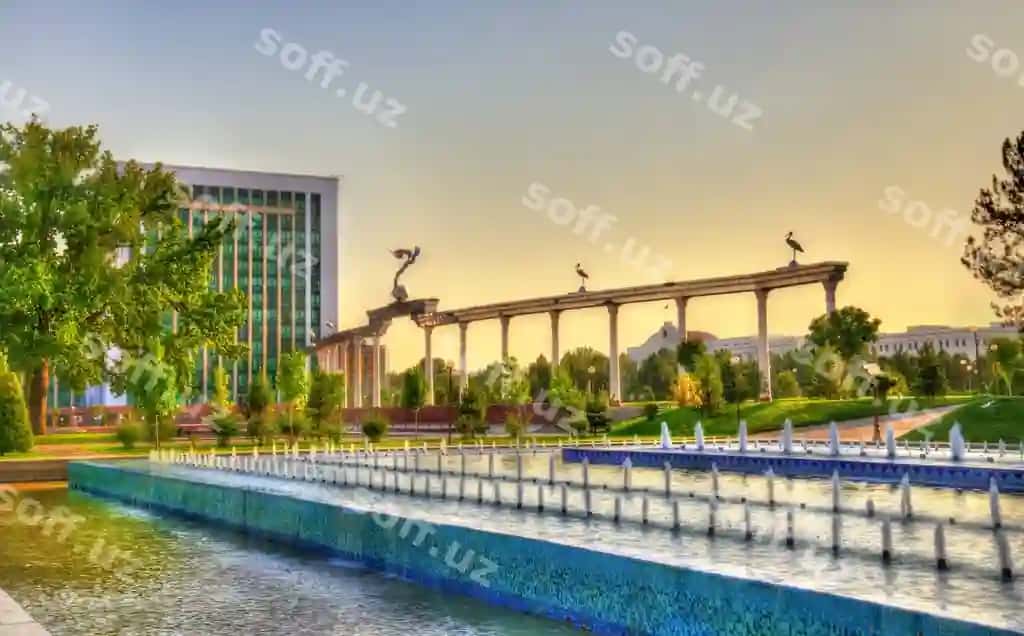 Favvora mustaqillik maydoni toshkent poytaxti o'zbekiston | Fountain independence square tashkent capital uzbekistan