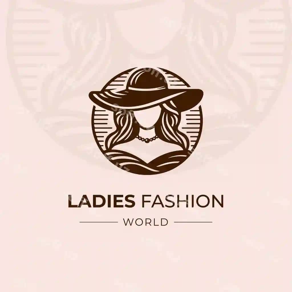 Ayollar moda dunyosi logotip dizayni | Ladies fashion world logo design