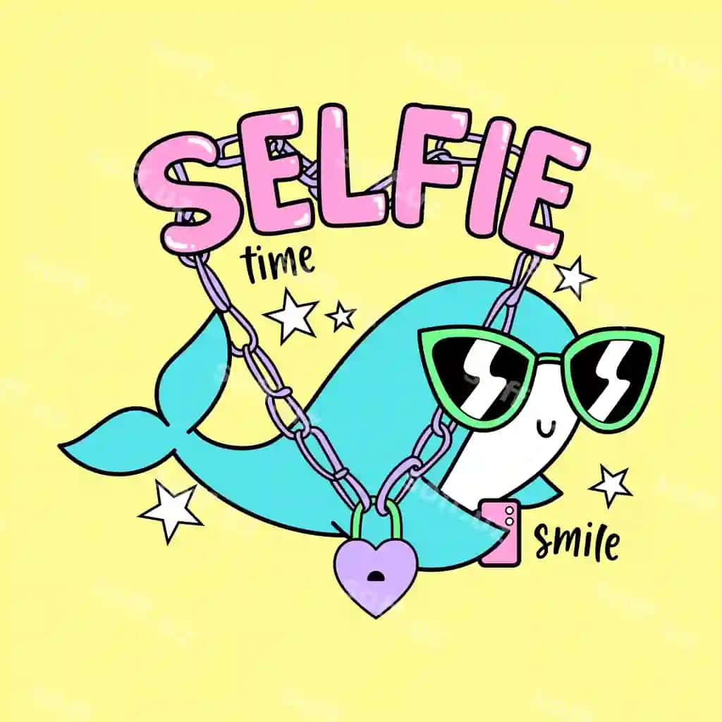 Delfin selfi olayotgan ko'z qoralama kiygan | Dolphin takeing selfie wearing glasses