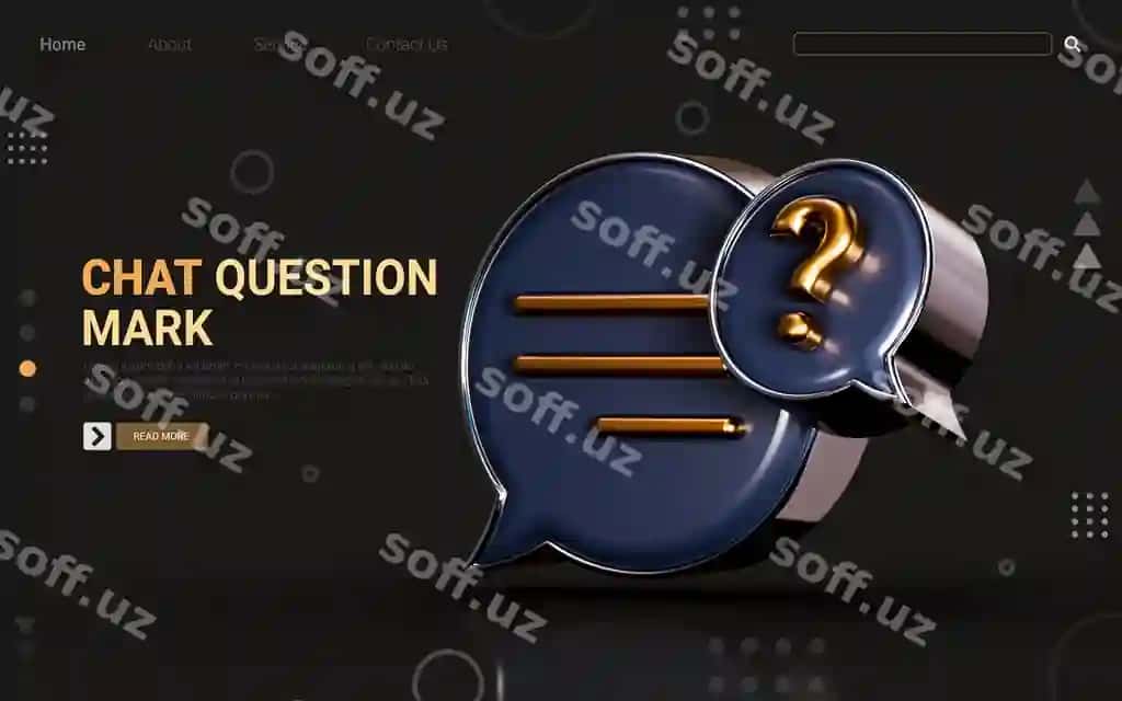 3D render oltin metall xabar savol belgisi belgisi quyuq fon | 3d render gold metallic message question mark icon dark background
