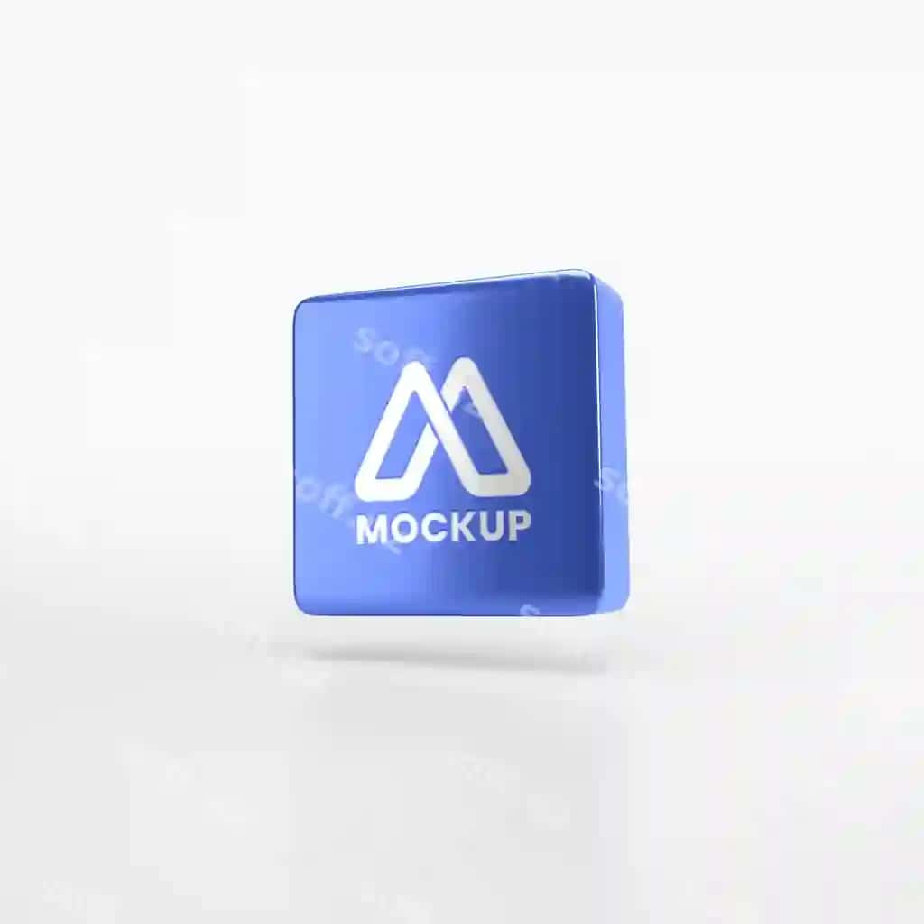 Ilova ikon 3D namuna | Application icon 3d mockup