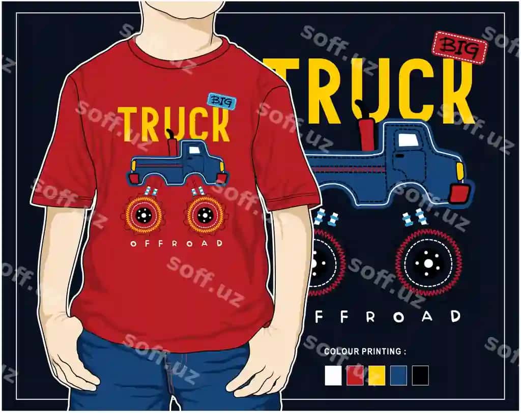 Katta yuk avtomobili vektor mashina karikatura illustratsiyasi dizayn grafik boshqotirma | Big truck vector car cartoon illustration design graphic print