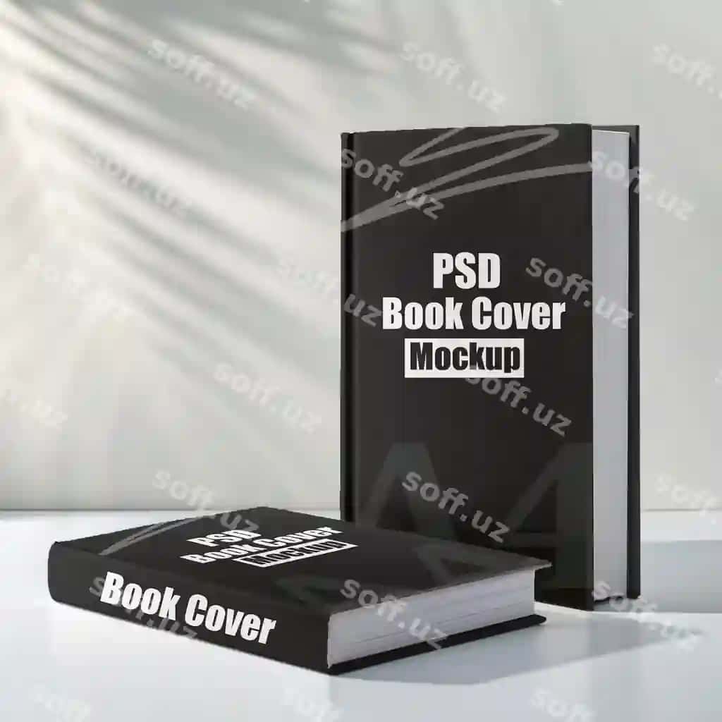 Zamonaviy kitob muqovasi maketi | Modern book cover mockup