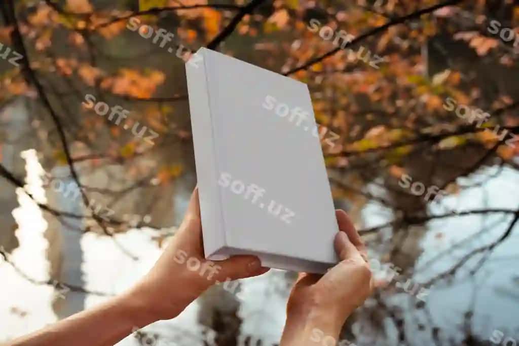 Kitob namuna tabiat | Book mockup nature