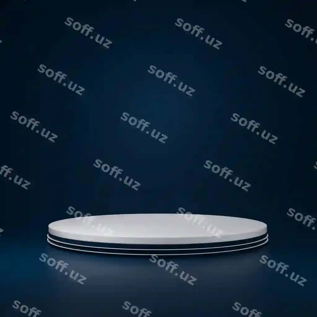 Hashm oq silindr mahsulot stend ko'k xona studiya sahna mahsulot minimal dizayn 3d render | Luxury white cylinder product stand blue room studio scene product minimal design 3d rendering