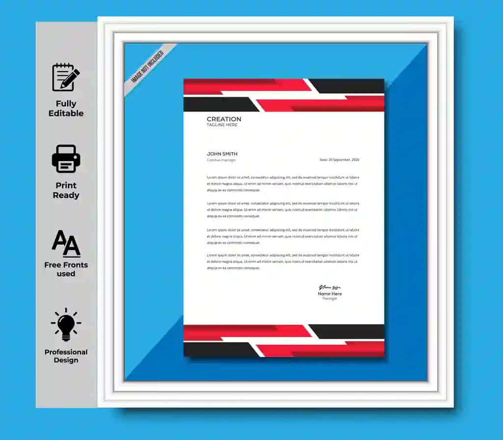 Zamonaviy ijodiy toza biznes uslubidagi blankalar sizning korporativ to'plamingiz | Modern creative clean business style letterhead bundle your corporate