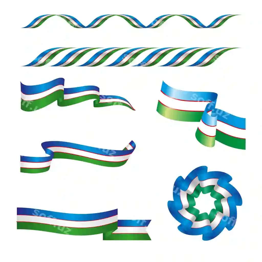 O'zbekiston bayrog'i dizayni | Uzbekistan flag designs