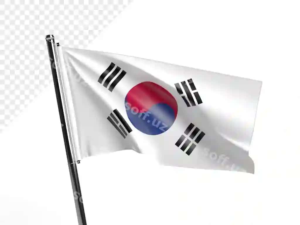 Janubiy Koreya bayroqi | Korea south flag