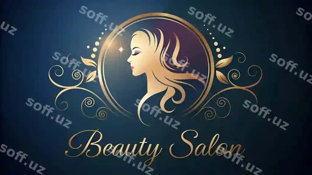 Go'zallik soch logotipi | Beauty hair logo