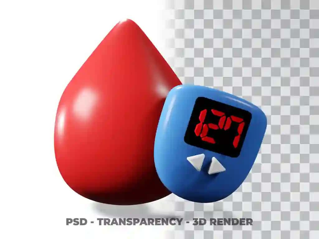 Qon tomchilari tasviri Jahon diabet kuni qon donorlari kuni 3D modellashtirish | Blood drops illustration world diabetes day blood donor day 3d modeling