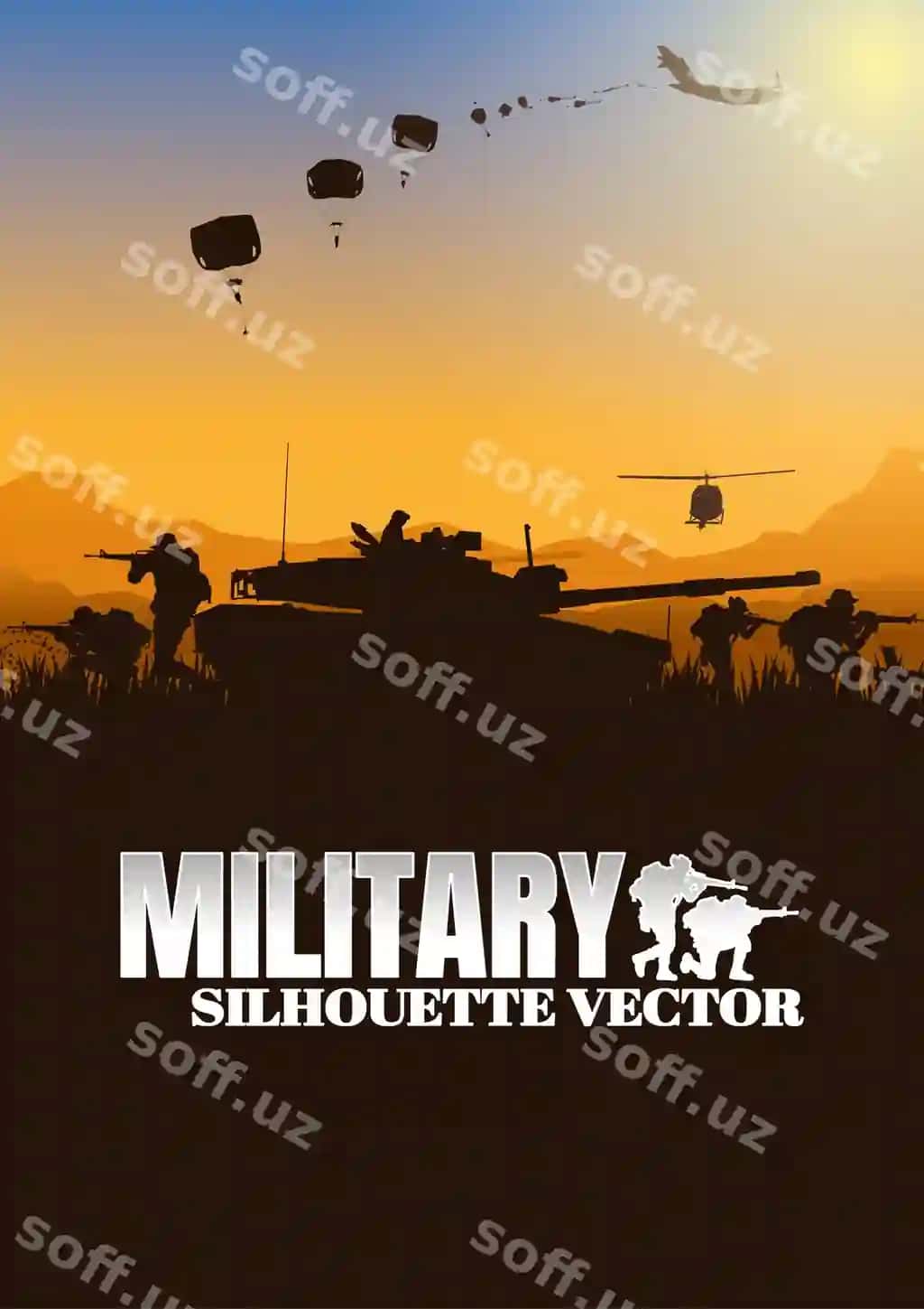 Harbiy vektor chizmasi armiya orqa fon | Military vector illustration army background