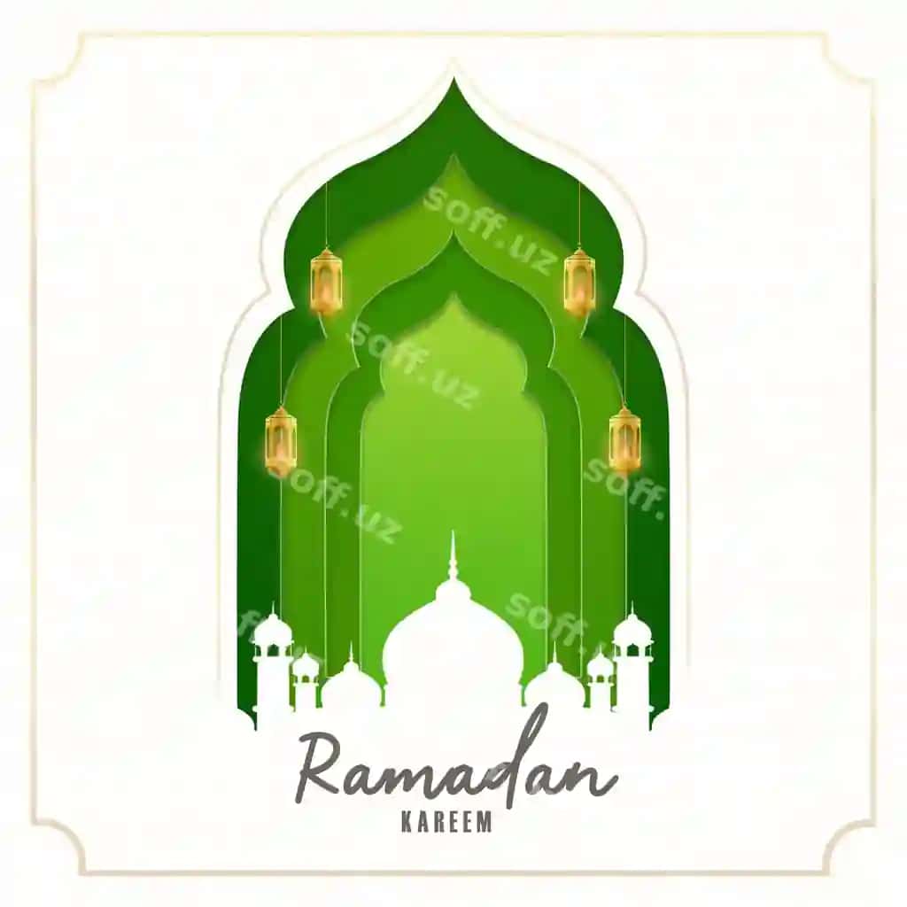 Psd Ramazon karrim kvadrat fon lukx rang | Psd ramadan kareem square background luxury color