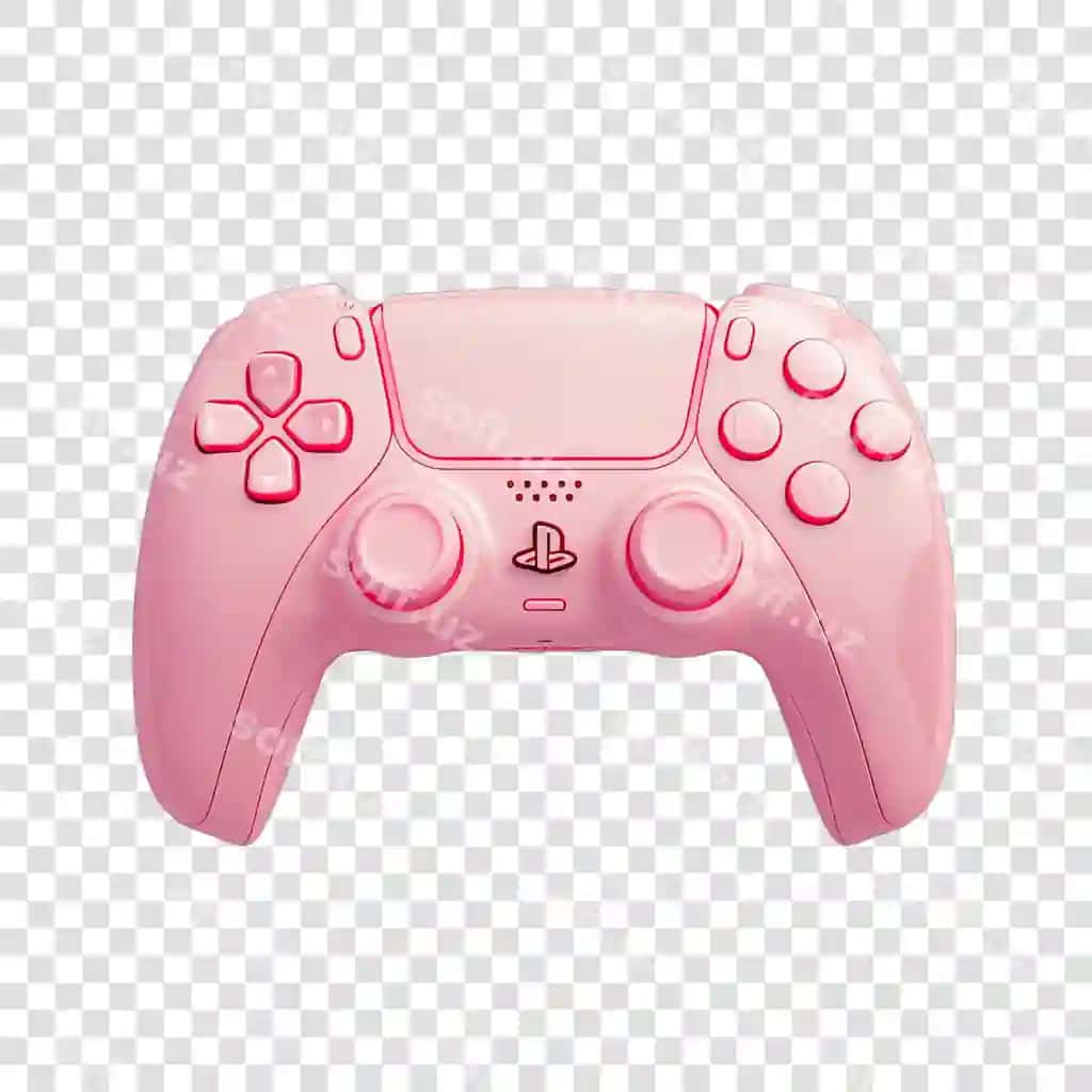 Pushti PlayStation o'yin kontrolleri realitik | Pink playstation game controller realitic
