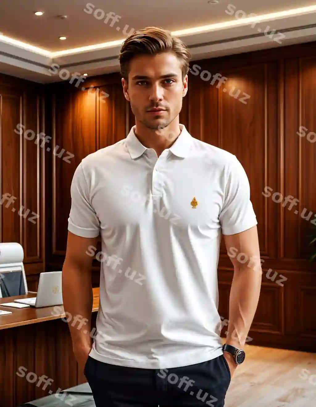Polo futbolkasi maket shabloni dizayni ijtimoiy media poster banneri | Polo t shirt mockup template design social media poster banner
