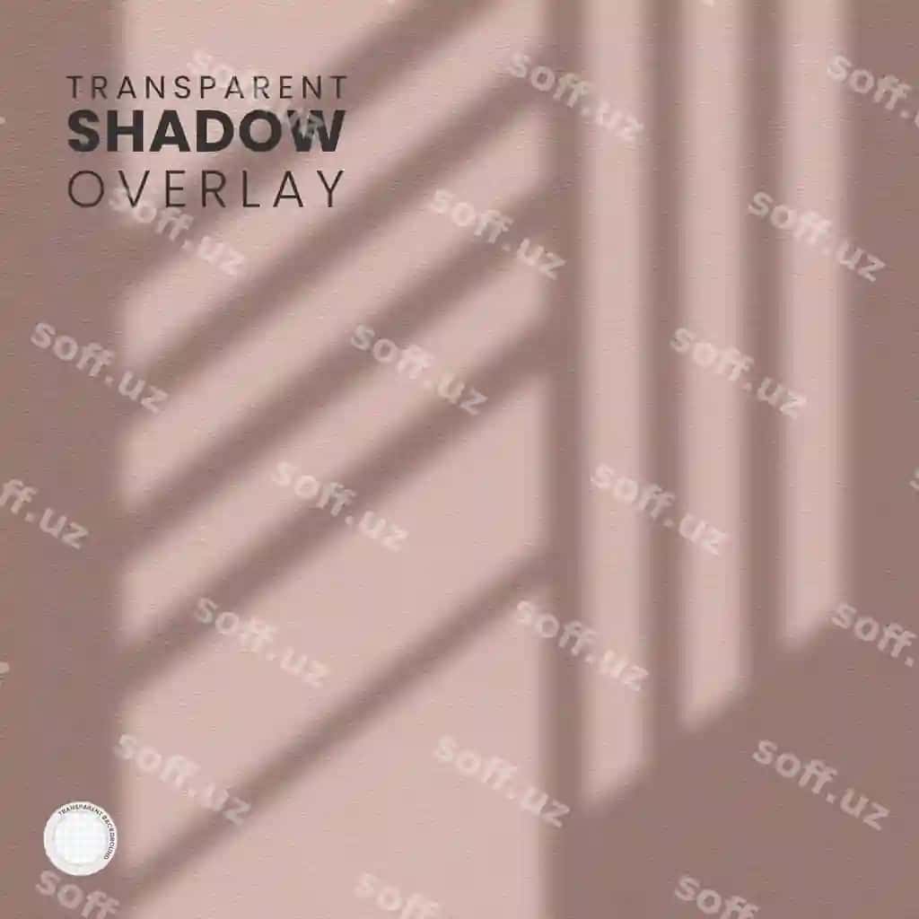 Shaffof oyna soya qatlamli shablon | Transparent window shadow overlay template