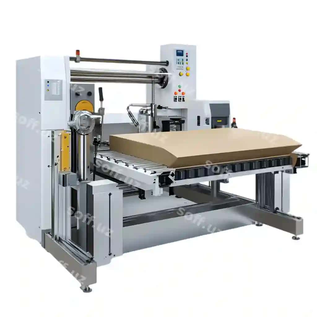 Avtomatik gofrokarton quti yasash mashinasi | Automatic corrugated cardboard box making machine
