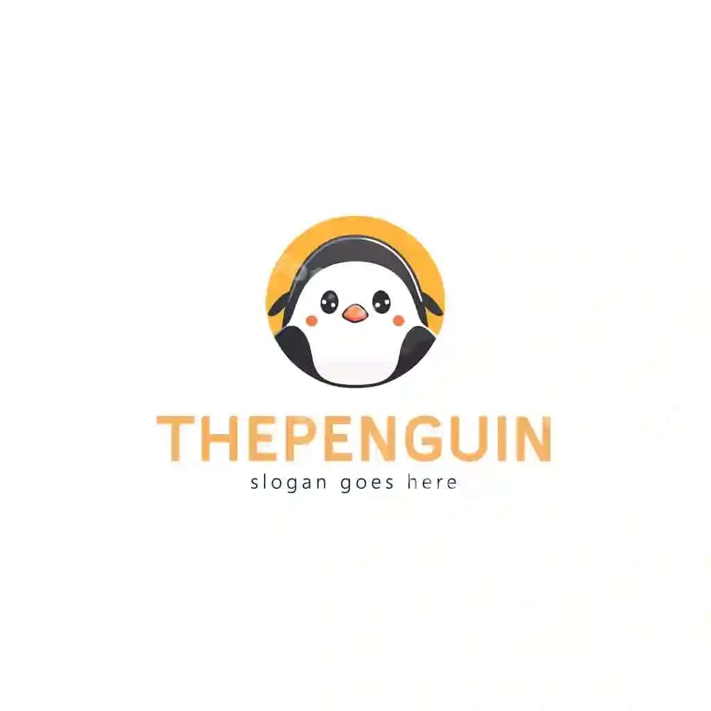 Penguin vektor logotip dizayni | Penguin vector logo design