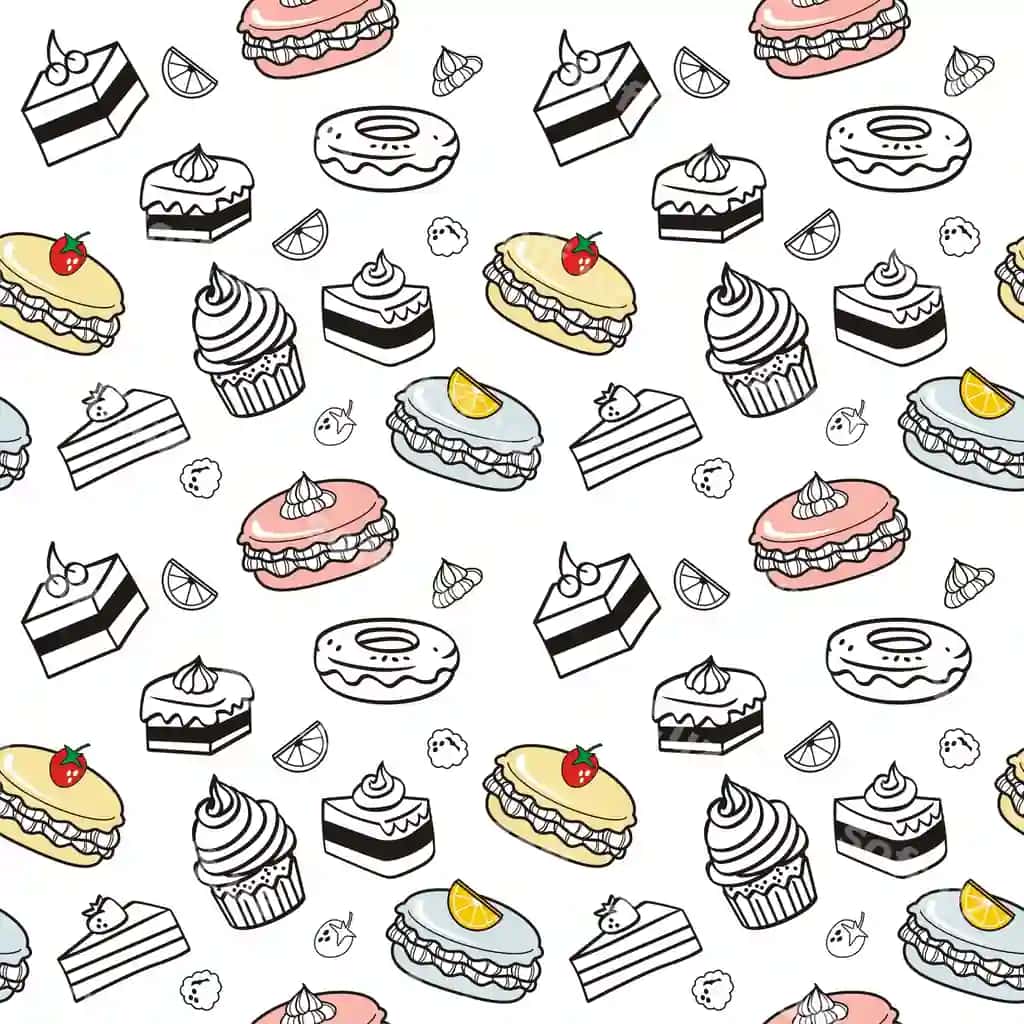 Donuts choksiz naqsh | Donuts seamless pattern