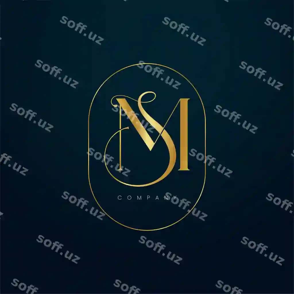 Bog'bon vektor monogramma oltin brend logotip kontseptsiya harflar ms | Luxury vector monogram gold brand logo concept letters ms