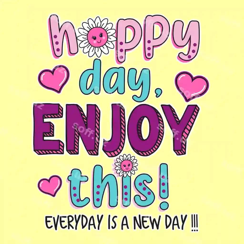 Baxtli kun bu-ni baholashing har kuni yangi kun bo'lib | Happy day enjoy this everidy is new day