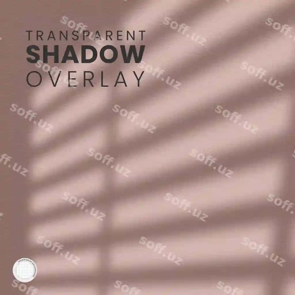 Shaffof oyna soya qatlam shabloni | Transparent window shadow overlay template