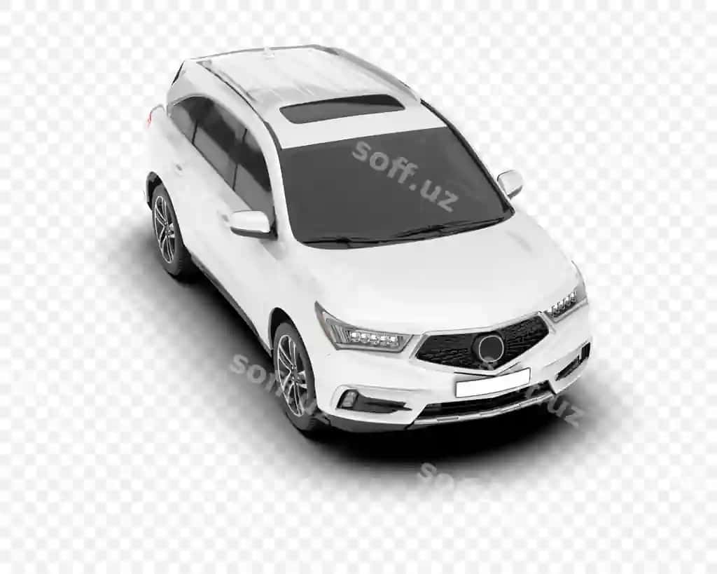 Lyukli oq rangli suv | Sleek white suv with sunroof