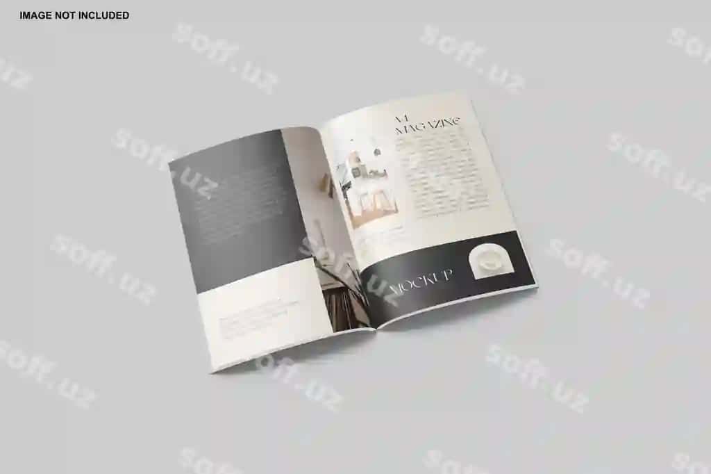 A4 jurnalining maketi | A4 magazine mockup