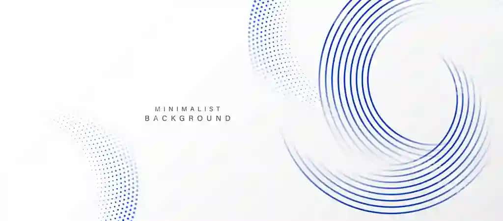 Abstrakt oq fon bilan ko'k doira chiziqlari | Abstract white background with blue circle lines