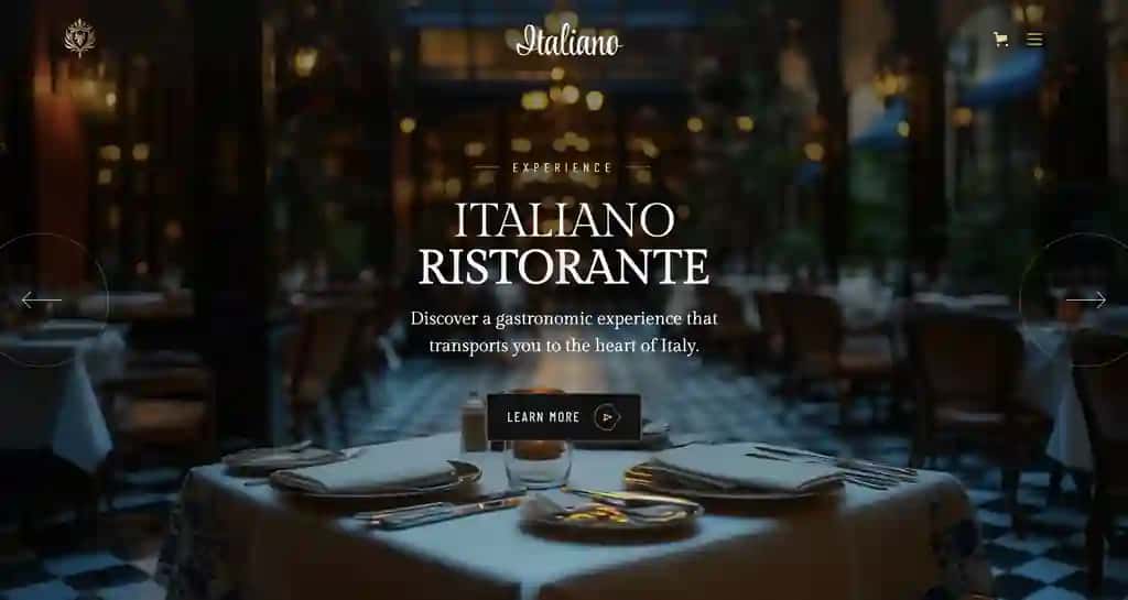 Ishga topshirish uchun professional restoran website loyihasi . Frontend dasturchilar uchun real restoran website loyihasi