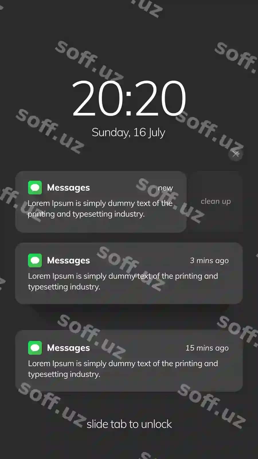 Push xabarlar bilan mobil telefon sms xabarlar akillı telefon mobil | Mobile phone with push notifications sms messages smartphone mobile