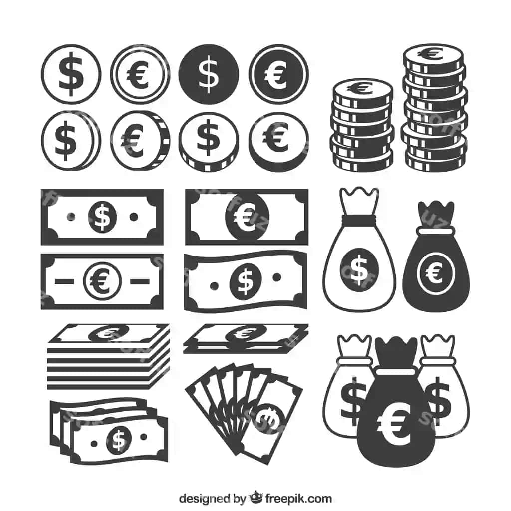 Pul ikonkalar | Money icons