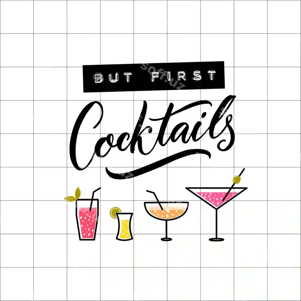Birinchi kokteyllar kulgili yozuv bar devor san'ati bezak kabartmalı | First cocktails funny inscription bar wall art decoration embossed