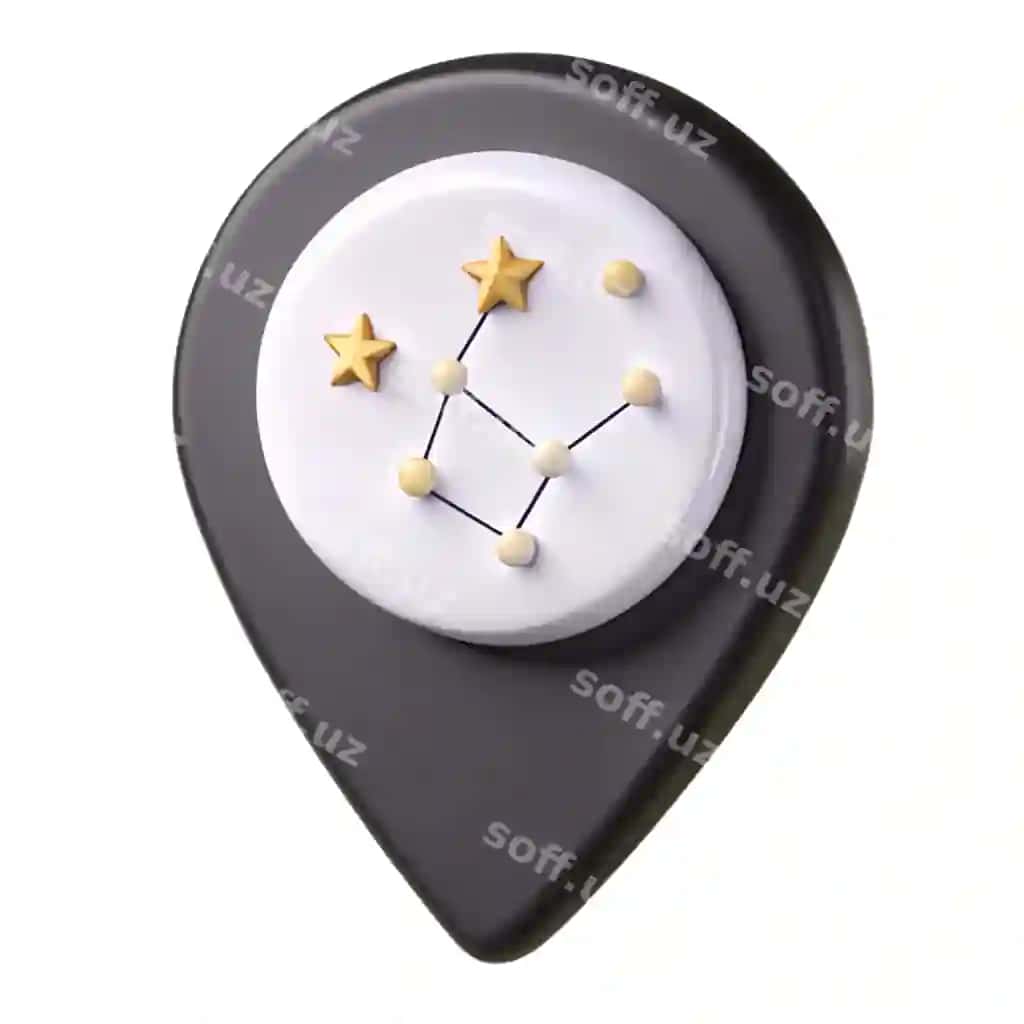 Qora oq ob'ekt so'z yulduza u | Black white object with word star it
