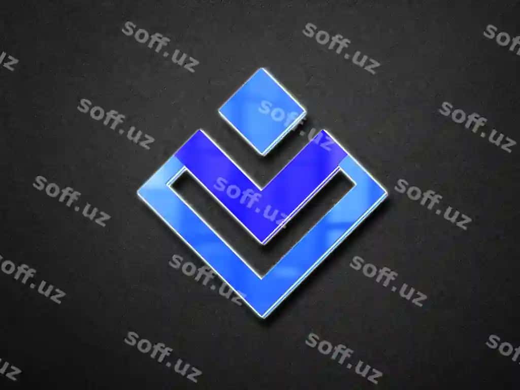 Neon chiroqlari bilan 3D logotip maket | 3d logo mockup with neon glowing
