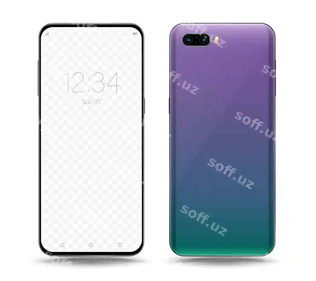 Smartfon maketi shaffof ekranni oson joylashtirish demosi | Smartphone mockup transparent screen easy place demo