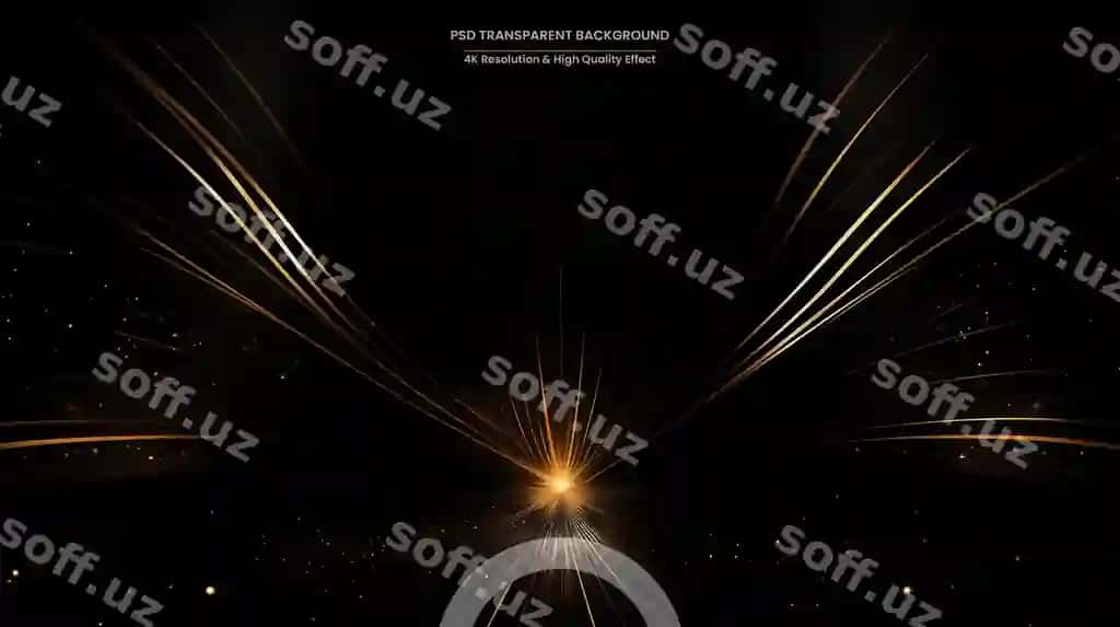 Abstrakt o't kirpi parlay oltin harakatlanadigan chiziqlar dizayn elementi bilan | Abstract gold waves shiny golden moving lines design element with