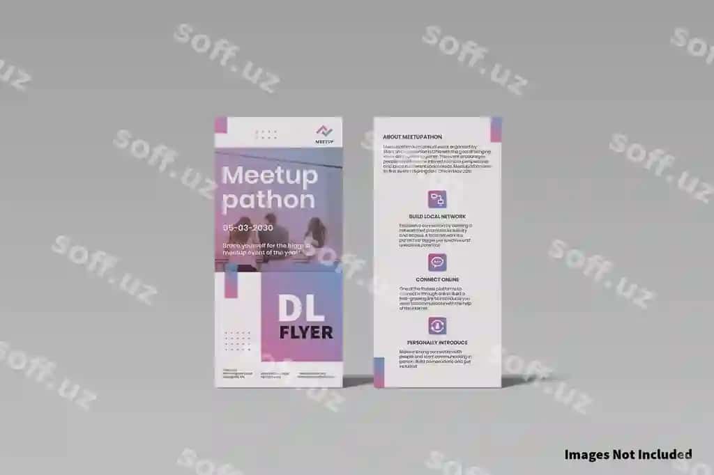 DL varaqasining maketi | Dl flyer mockup