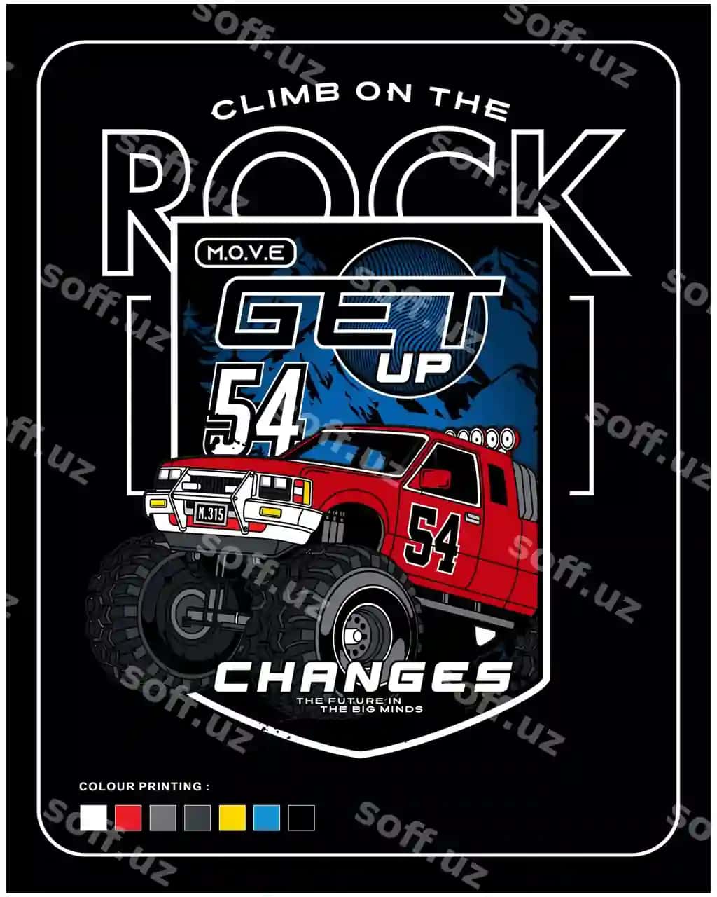 Haydovchi mashina rock vektor mashina illustratsiyasi dizayn grafik bosish | Driving car rock vector car illustration design graphic printing