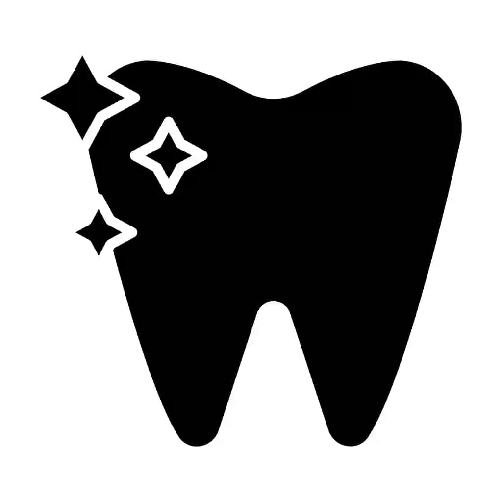 Toza tish vektor tasvirlash uslubi | Clean tooth vector illustration style